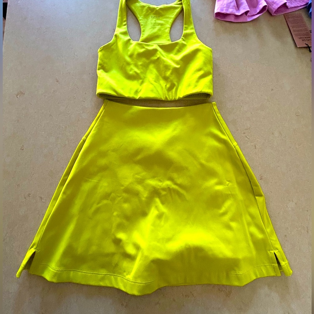 NWOT Chartreuse Set